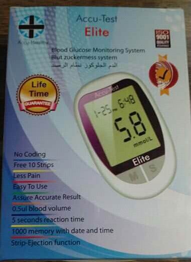 Accu-Test Elite-Blood Glucose Monitoring System