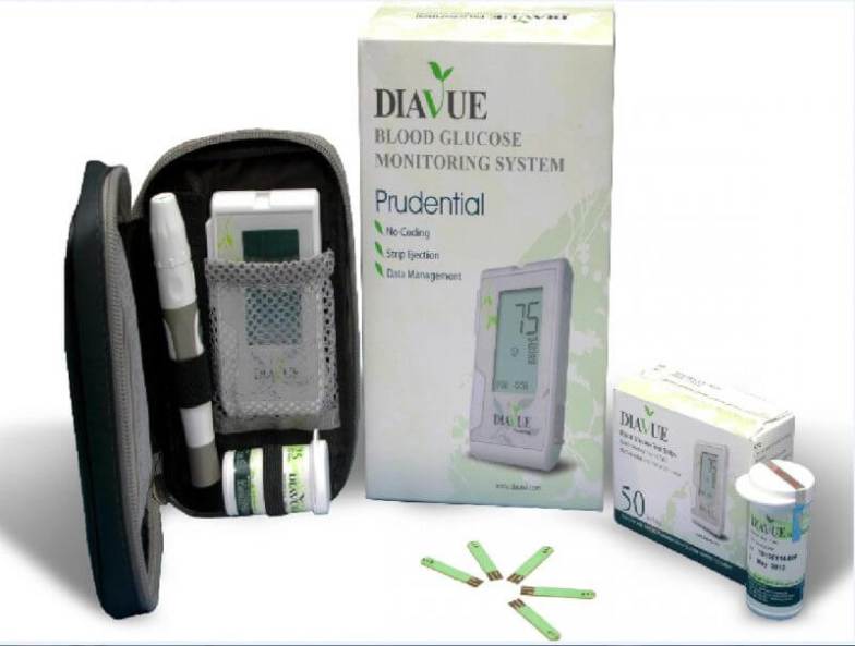 diavue blood glucose meter