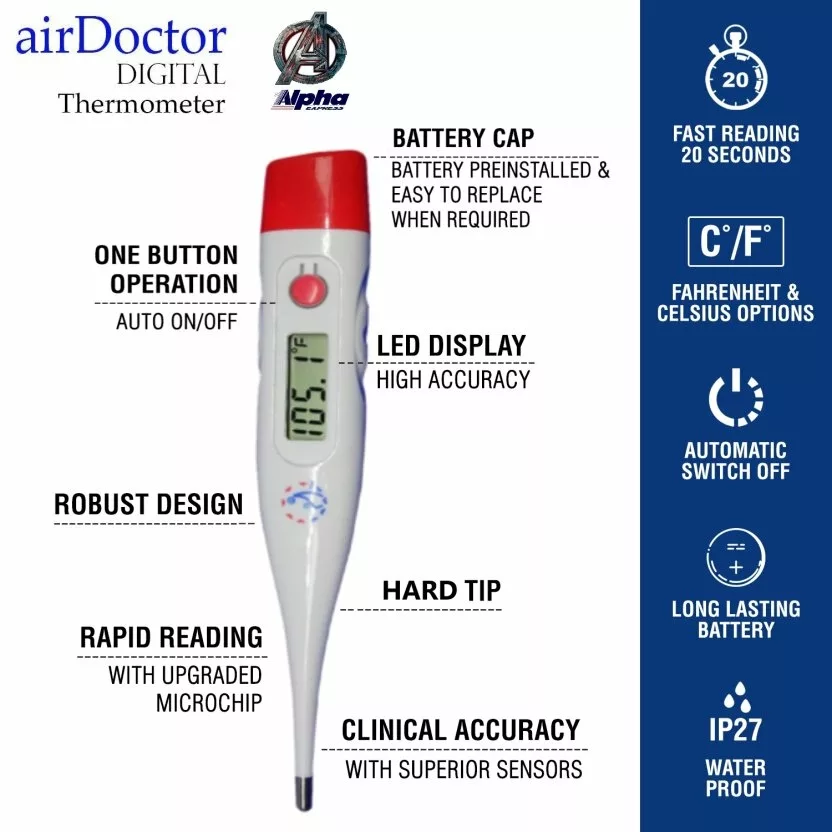AirDoctor Digital Thermometer