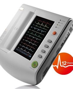 Digital Portable ECG Machine 12 Channel With Color Touch Screen