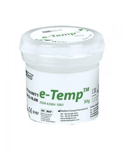 e-Temp Hydraulic Temporary Restorative Material 30 gm