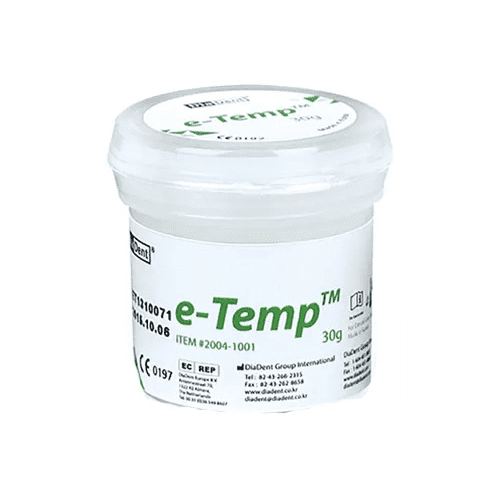 eTemp Hydraulic Temporary Restorative Material 30 gm Medistore